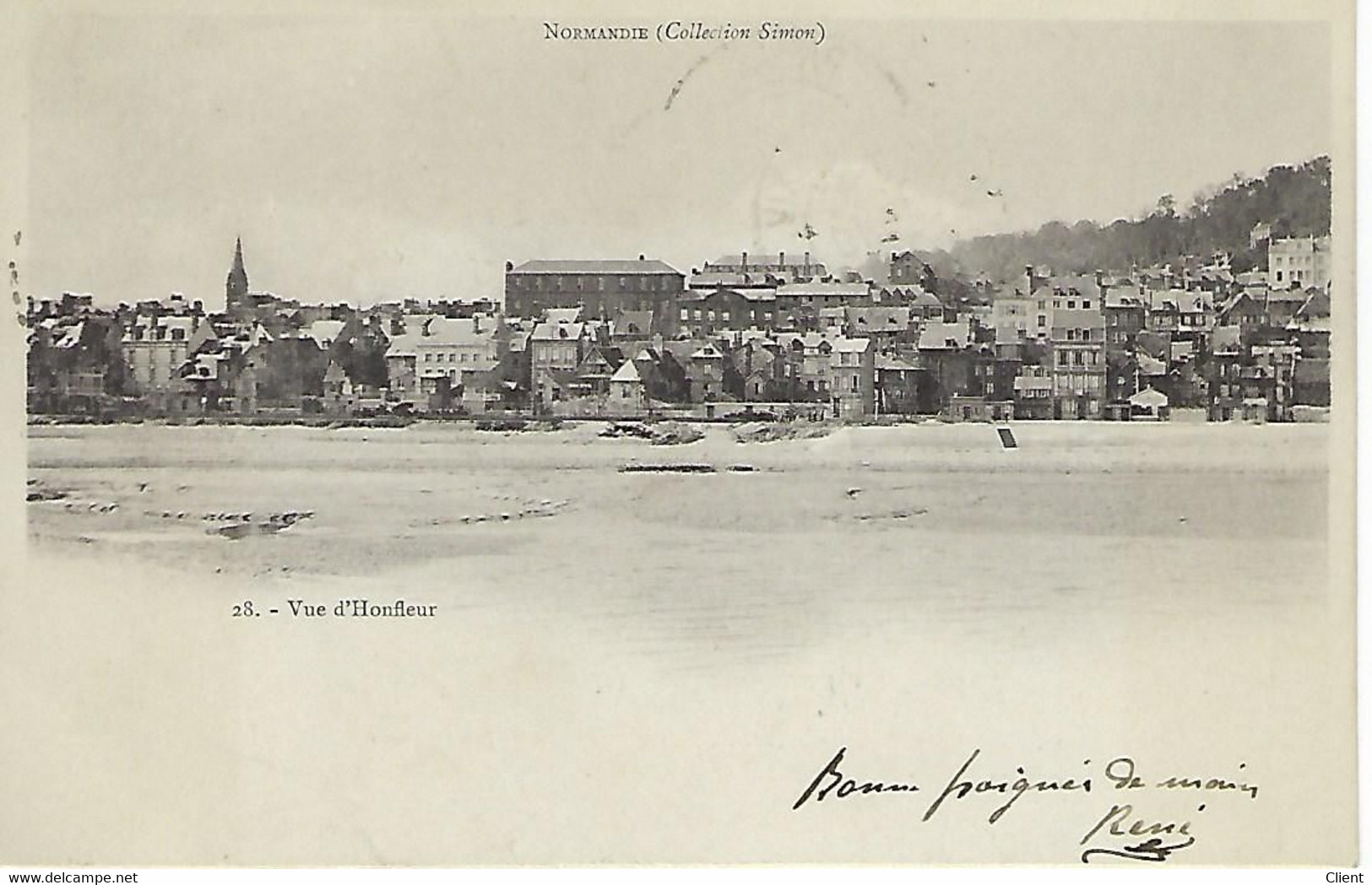 FRANCE - TRES RARE - HONFLEUR - Vue D'Honfleur -1902 - Honfleur