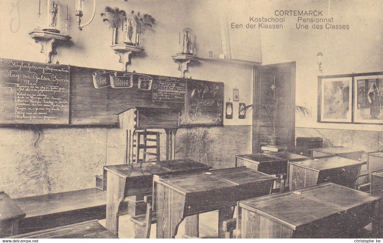 Kortemark, Cortemarck, Landbouwkundige School, Een Der Klassen (pk74368) - Kortemark