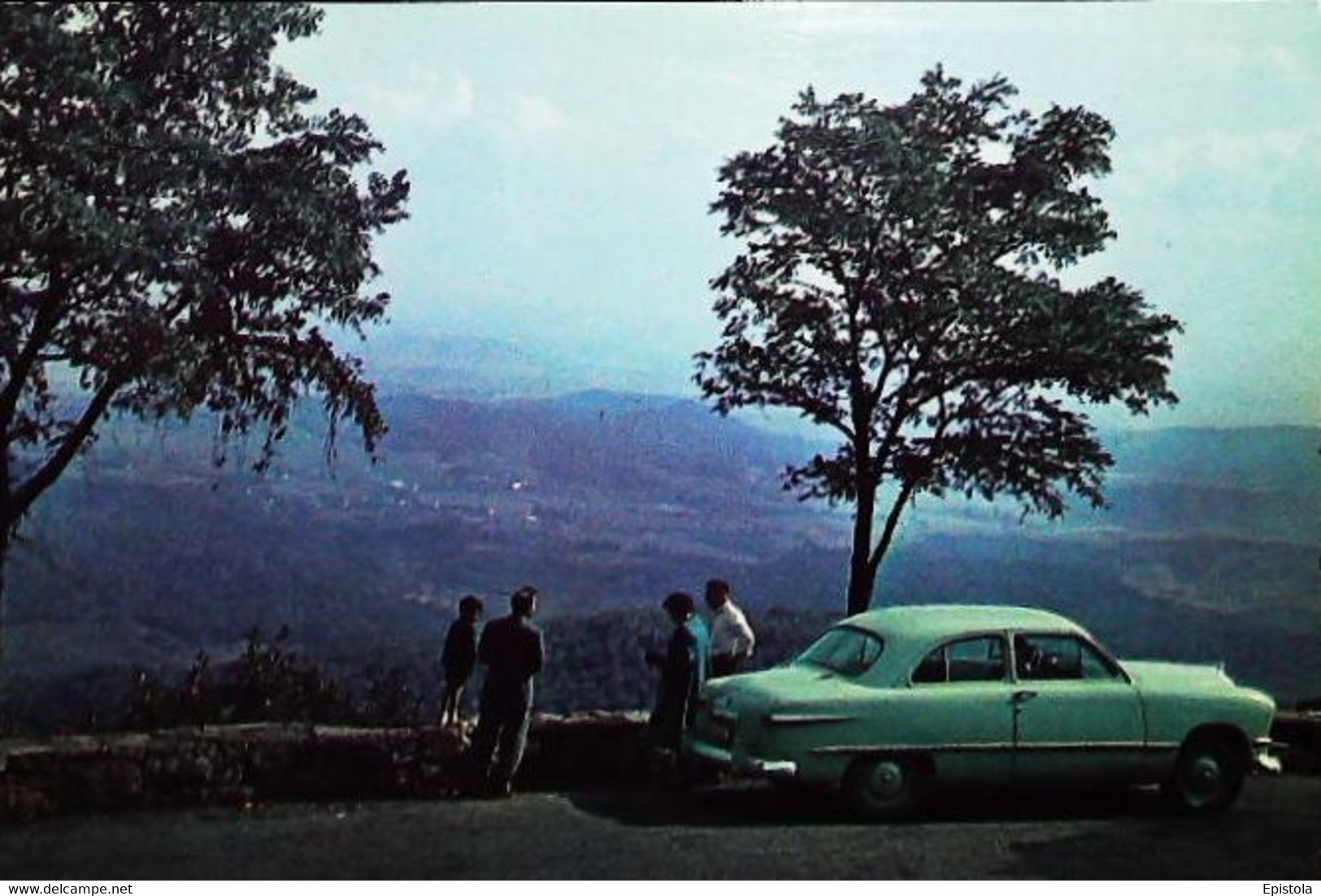 ► AUTOMOBILE  Panorama SPERRYVILLE Va. & SHENANDOAH PARK 1950s  (Litho In U.S.A.) - USA National Parks