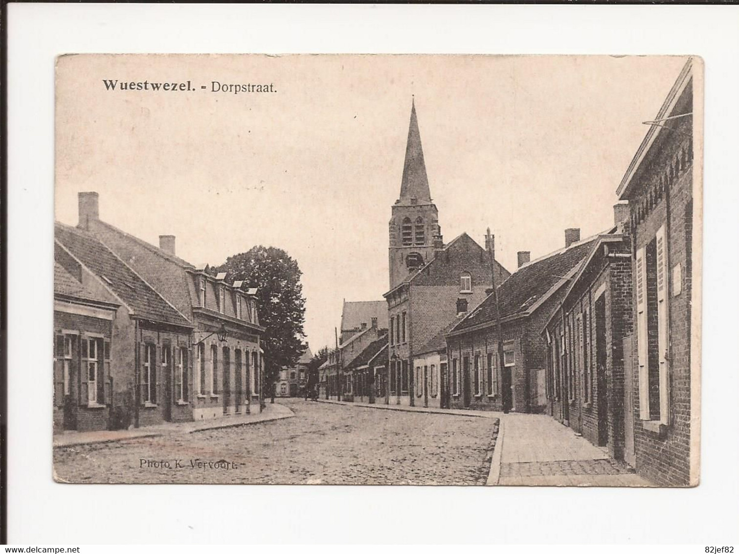 Wuestwezel : Dorpstraat  1923 - Wommelgem
