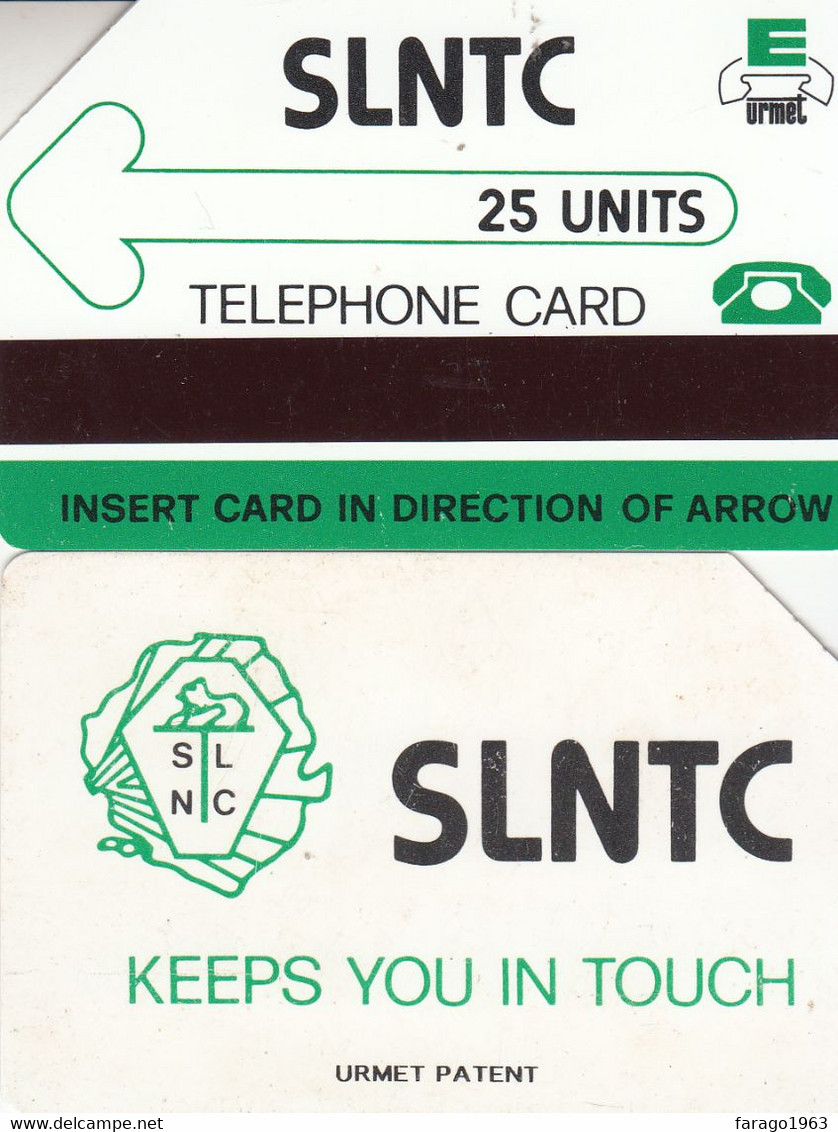 Sierra Leone SLNTC Black Lettering Phonecard 25 Units USED - Sierra Leone