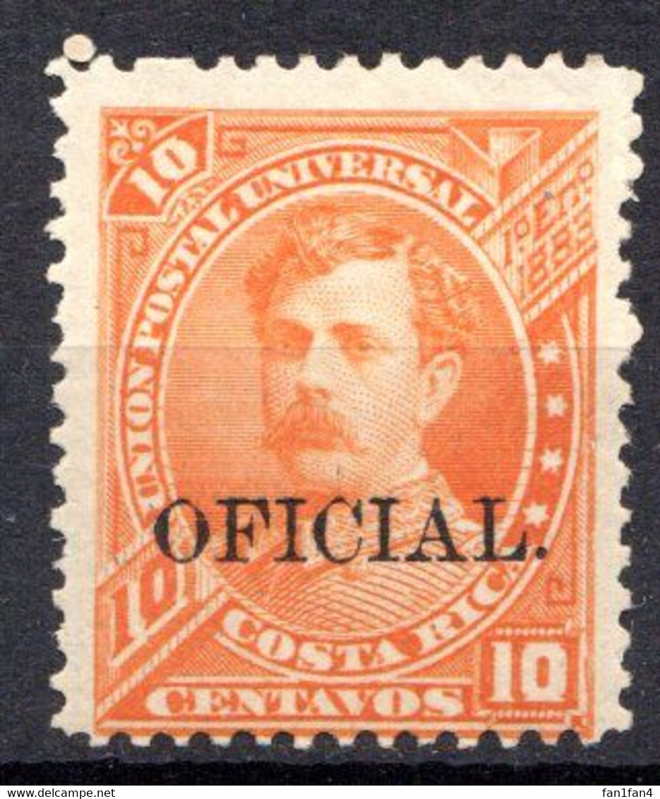 COSTA RICA - (Amérique Centrale) - 1883 - Service - N° 6b - 1 C. Carmin - (Efigie De P. Fernandez) - Costa Rica