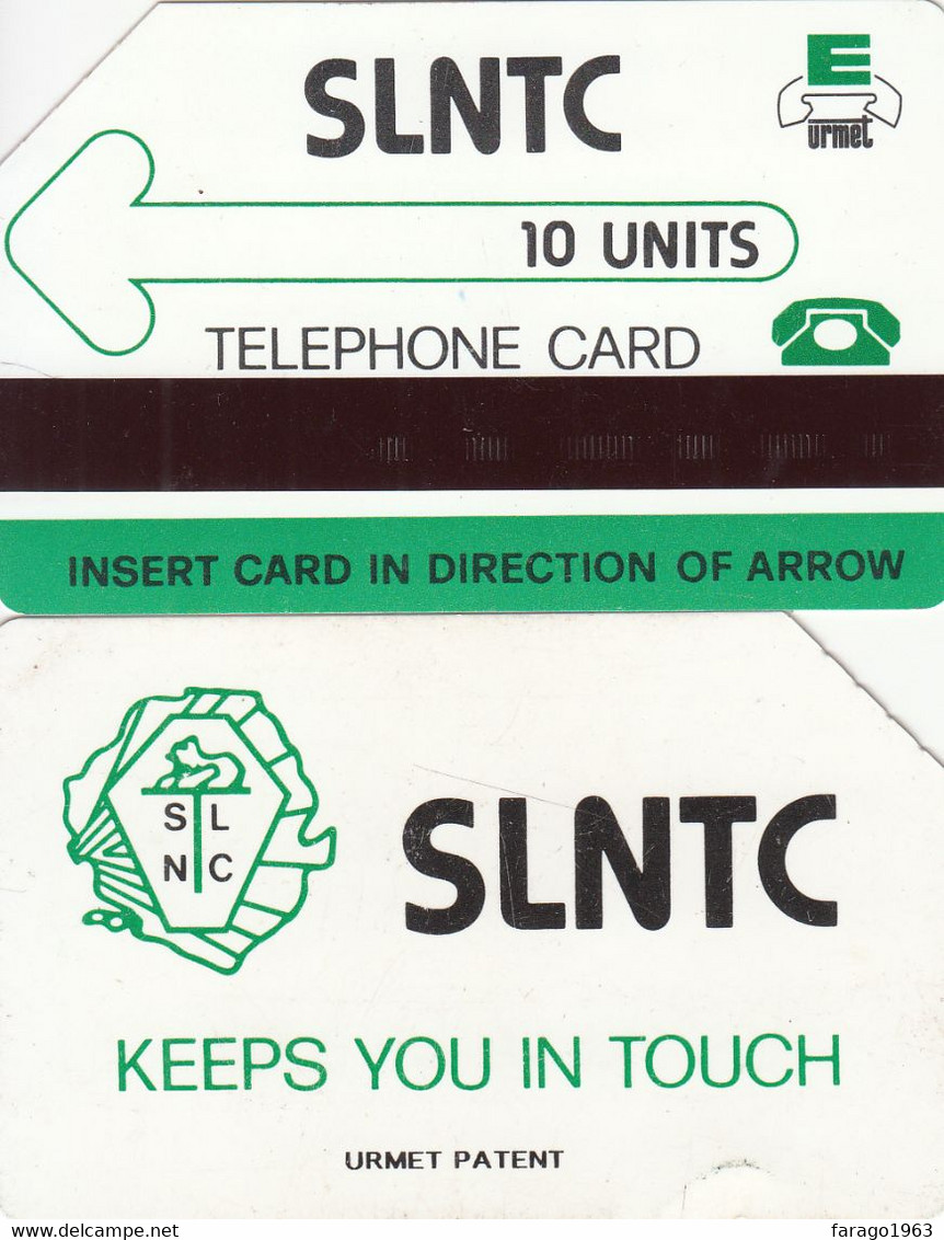 Sierra Leone SLNTC Black Lettering Phonecard 10 Units USED - Sierra Leona