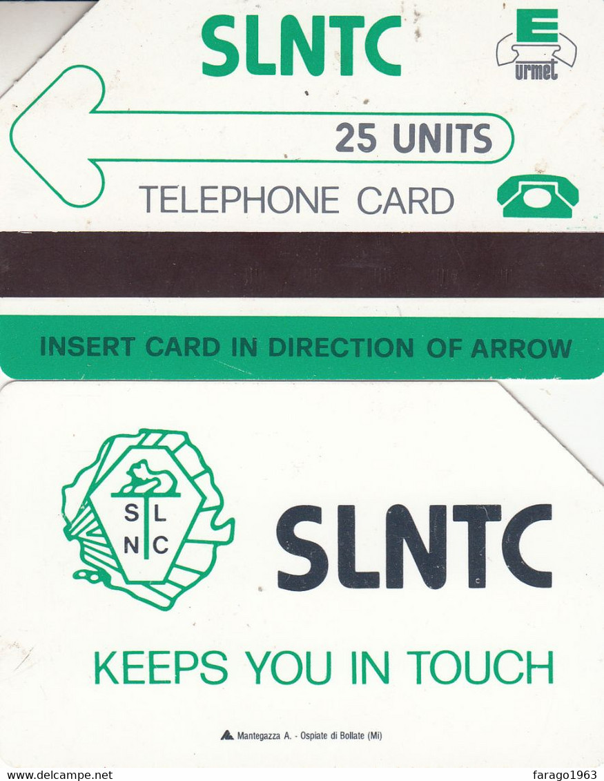 Sierra Leone SLNTC Green Lettering Phonecard 25 Units USED - Sierra Leone