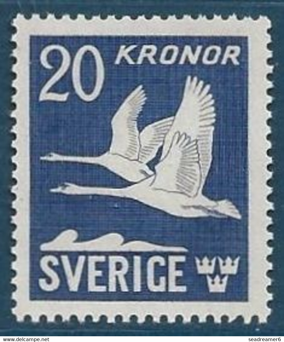 SUEDE Poste Aerienne N°7** 20 Kronor TTB - Unused Stamps