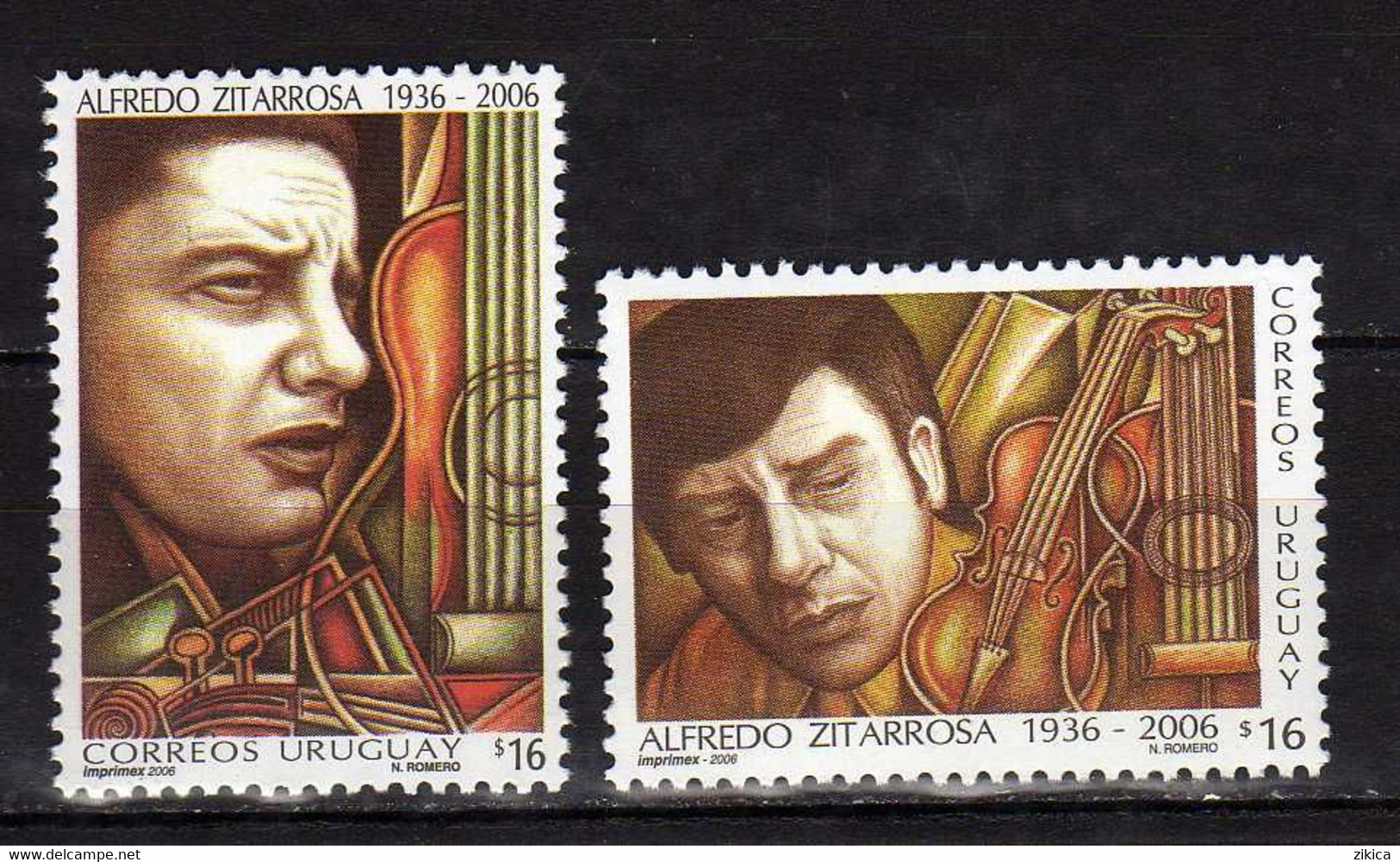 Uruguay 2006 The 70th Anniversary Of The Birth Of Alfredo Zitarrosa. Music. MNH - Uruguay