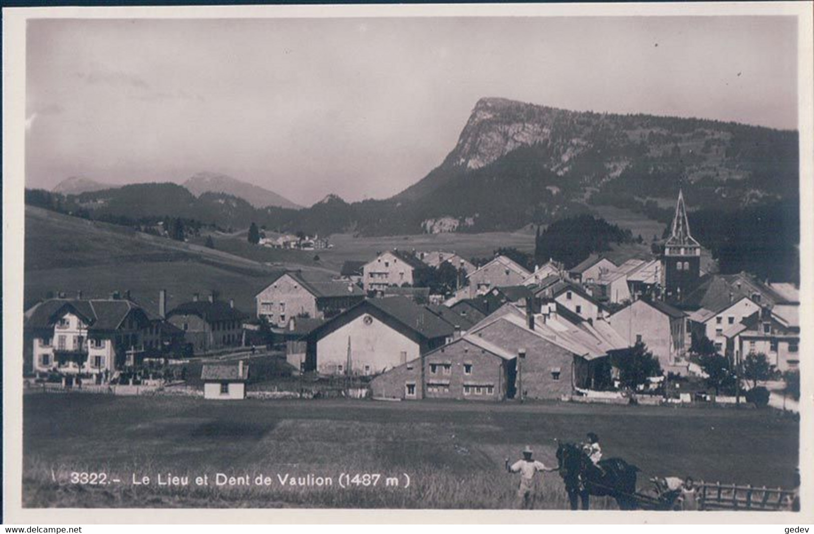 Vallée De Joux, Le Lieu (3322) - Le Lieu