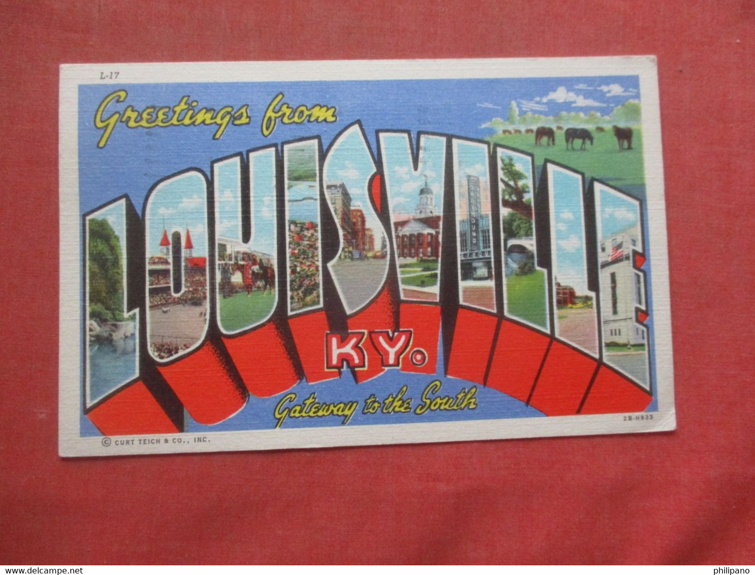 Greetings    Louisville  Kentucky > Louisville  Ref  4505 - - Louisville