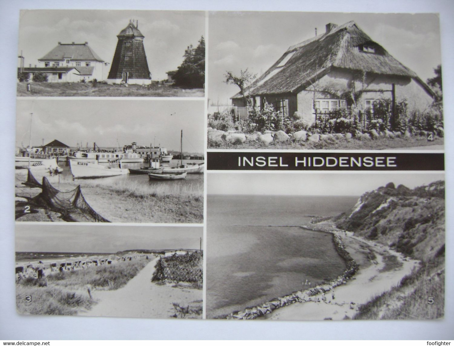 Insel HIDDENSEE - Zwischen Kloster Und Witte - Hafen, Strand - Blaue Scheine, Steilküste Am Dornbusch - Posted 1977 - Hiddensee