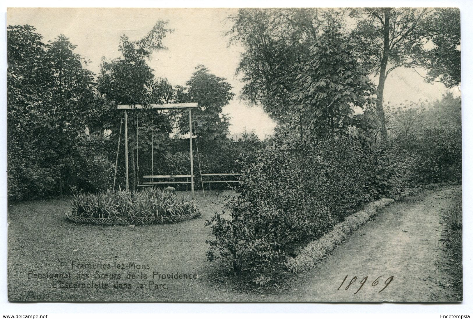 CPA Carte Postale - Belgique - Frameries - Couvent Des Soeurs De La Providence - L'Escarpolette (DG14973) - Frameries