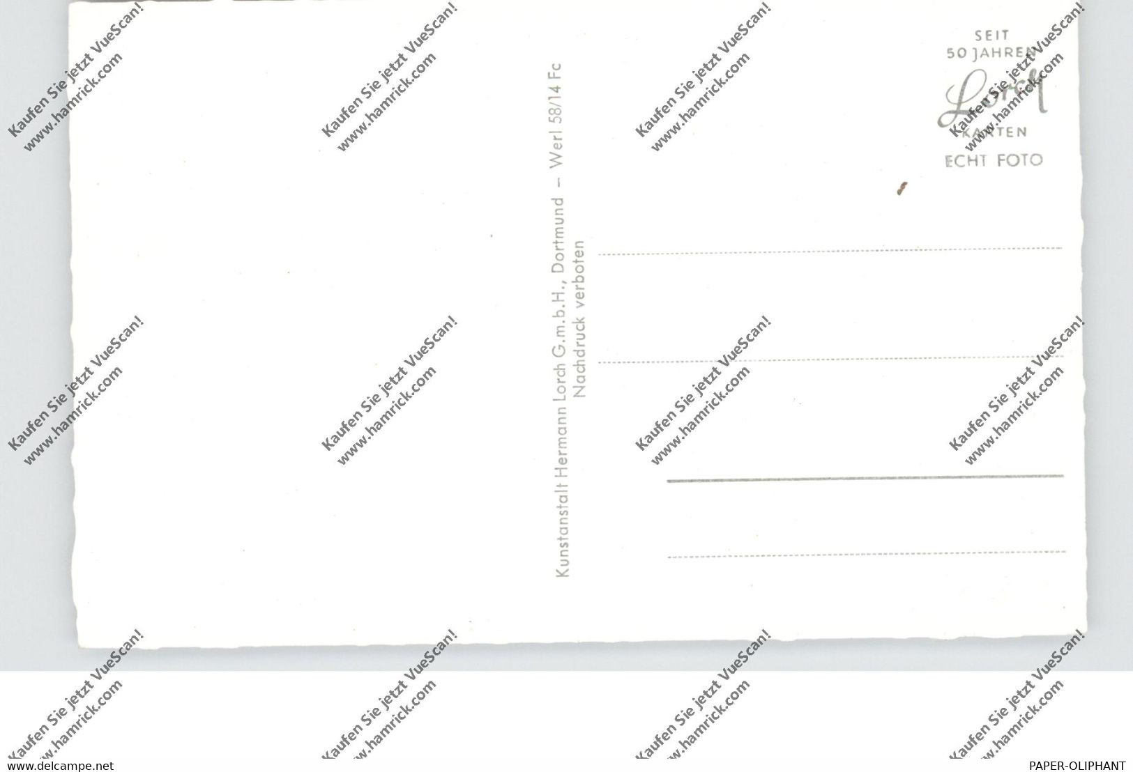 4760 WERL, Hefefabrik, Walburgisstrasse, Marien-Gymnasium, Steinerstrasse.... - Werl