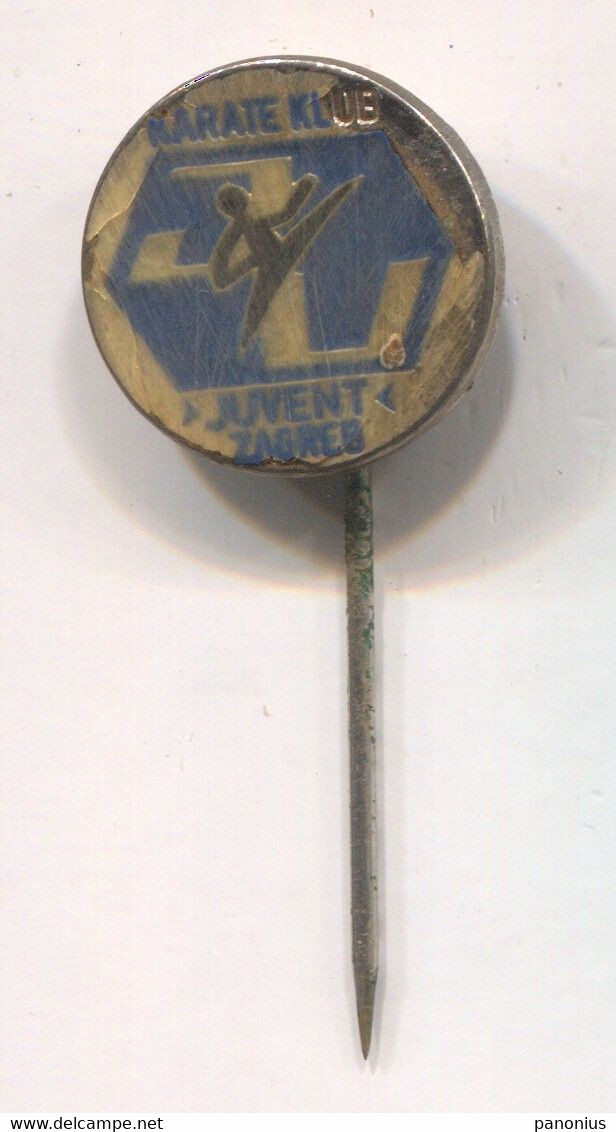 Karate Club JUVENT Zagreb, Vintage Pin, Badge, Abzeichen - Judo