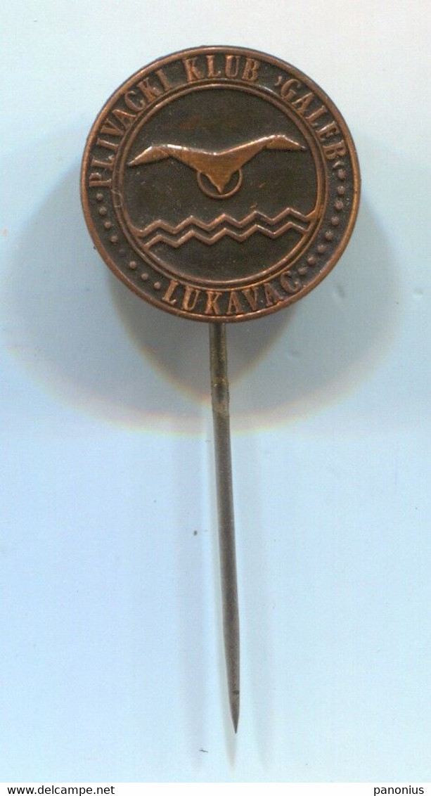 GALEB LUKAVAC BOSNIA - SWIMMING SCHWIMMEN, VINTAGE PIN, BADGE, ABZEICHEN - Natation