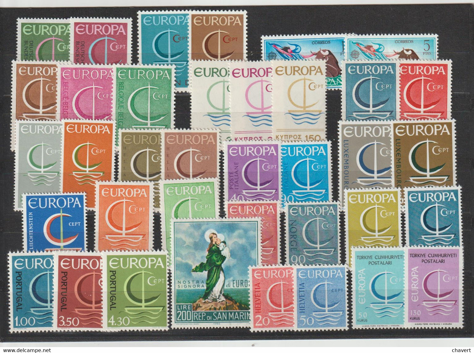 EUROPA - Année 1966 Complet Neuf**(37 Timbres) - Full Years