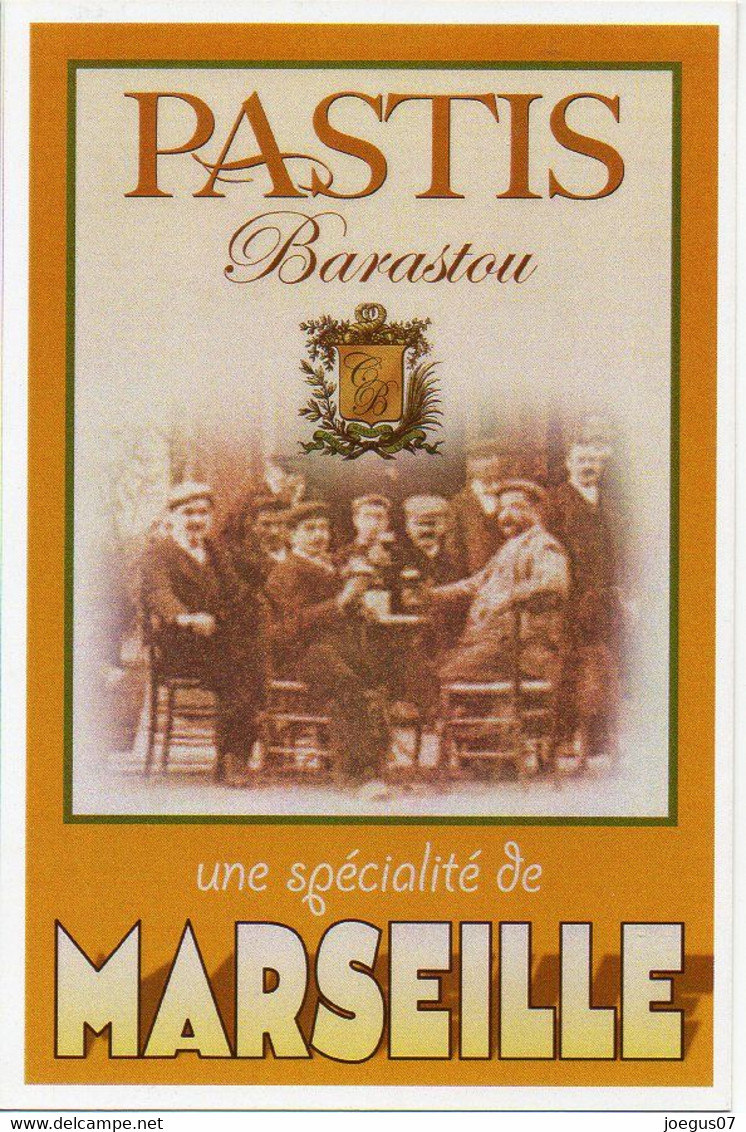 PASTIS Barastou Une Spécialité De MARSEILLE - 110011 - Edit. DeLap - TBE - Zonder Classificatie