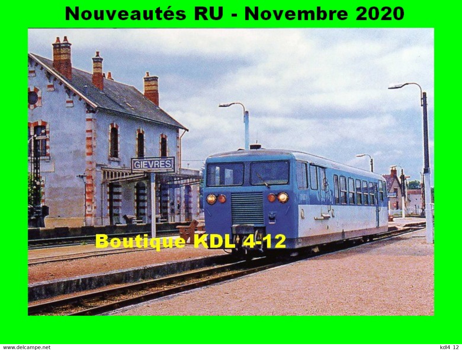 RU 1868 - Autorail Verney X 211 En Gare - GIEVRES - Loir Et Cher - BA - Stazioni Con Treni