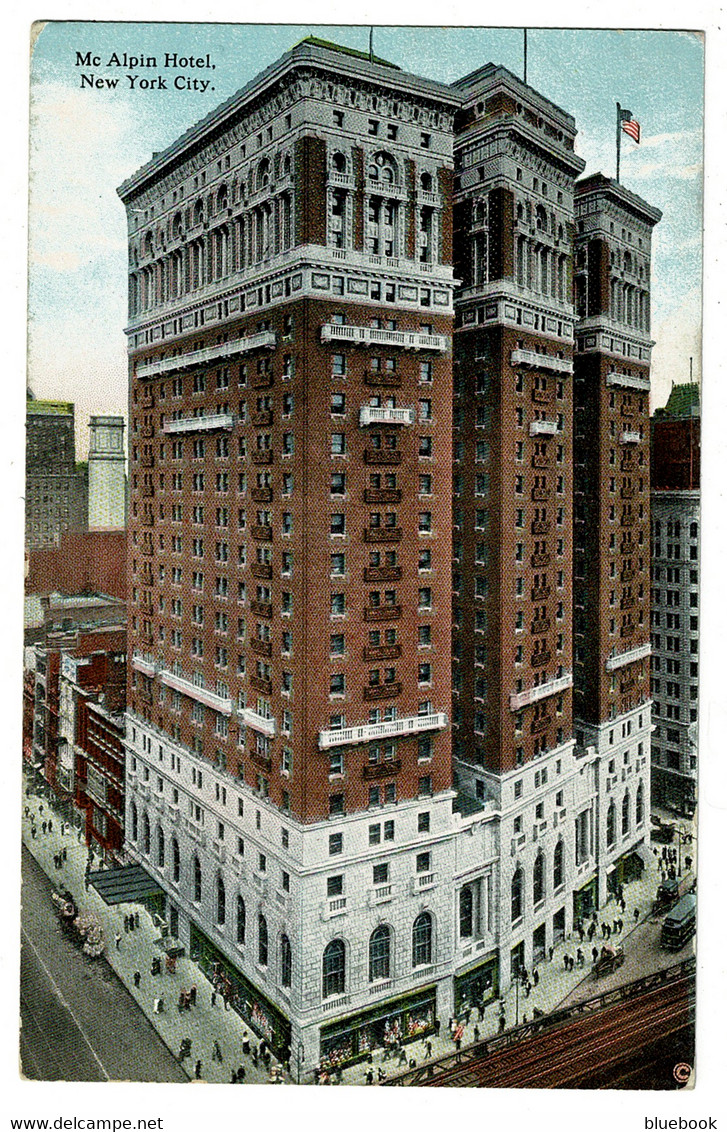 Ref 1430 - 3 X Early Postcards - West Street Building  Whitehall Building Mc Alpin Hotel New York USA - Cafés, Hôtels & Restaurants