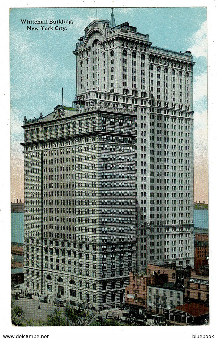 Ref 1430 - 3 X Early Postcards - West Street Building  Whitehall Building Mc Alpin Hotel New York USA - Cafés, Hôtels & Restaurants