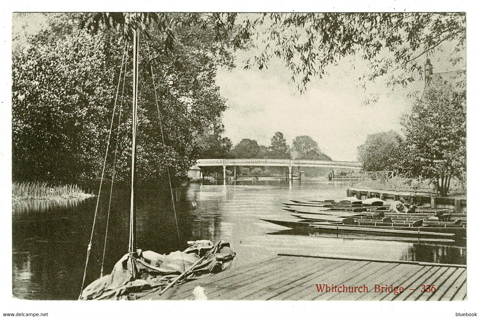 Ref 1431  -  Early Postcard - Whitchurch Bridge River Thames - Pangbourne & Whitchurch - Sonstige & Ohne Zuordnung