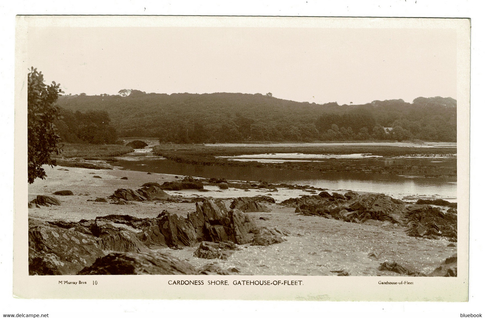 Ref 1431  -  1933 Real Photo Postcard - Cardoness Shore Gatehouse-of-Fleet Scotland - Kirkcudbrightshire
