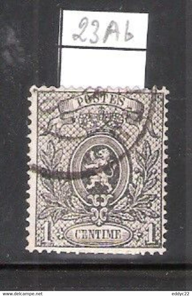 N°23Ab - Dent.15 -  Gris-noir (à Voir) - 1866-1867 Coat Of Arms