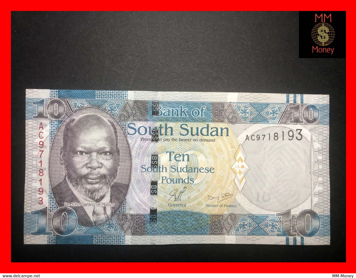 SOUTH SUDAN 10  £  2011  P. 7  UNC - Sudan Del Sud