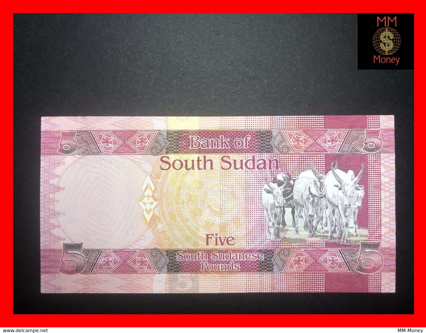 SOUTH SUDAN 5 £  2011 P. 6  UNC - South Sudan