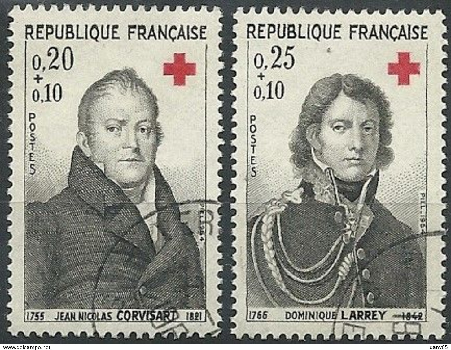 FRANCE - Année 1964 - Y&T N° 1433-1434 Oblitéré TTB - Gebruikt