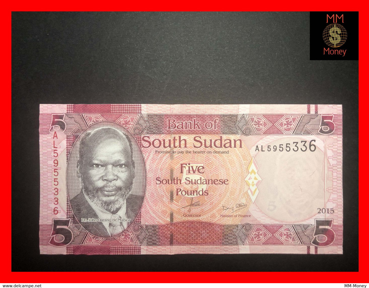 SOUTH SUDAN 5 £  2015  P. 11  UNC - Soudan Du Sud