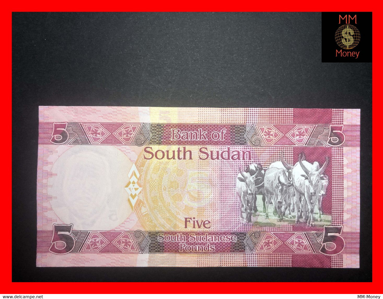 SOUTH SUDAN 5 £  2015  P. 11  UNC - Sudan Del Sud