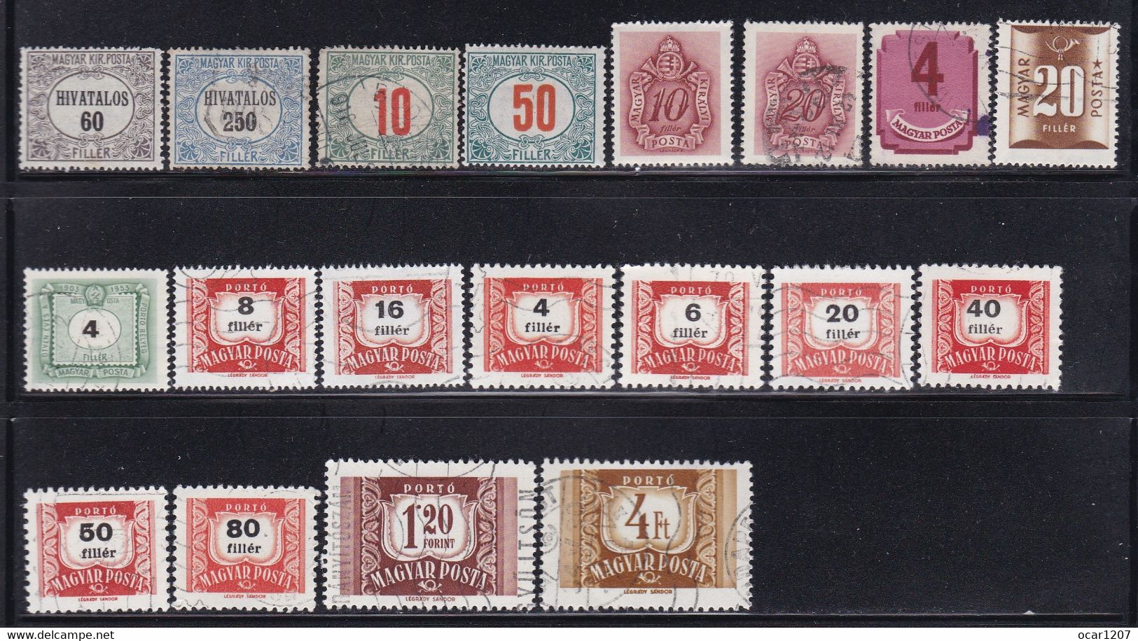 1921-1958 Lot 19 Different - Service