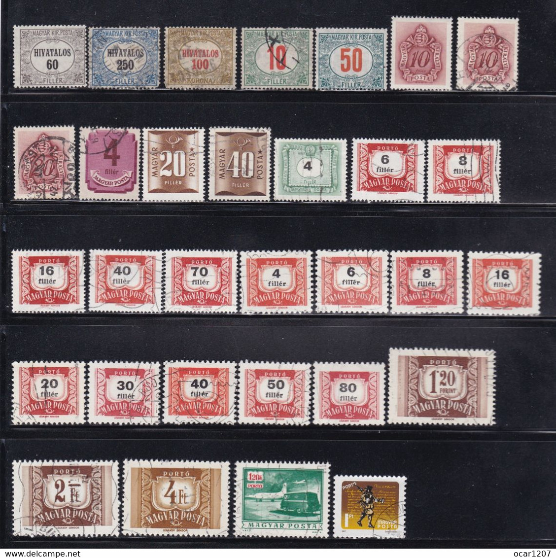 1921-1987 Lot 31 Different - Officials