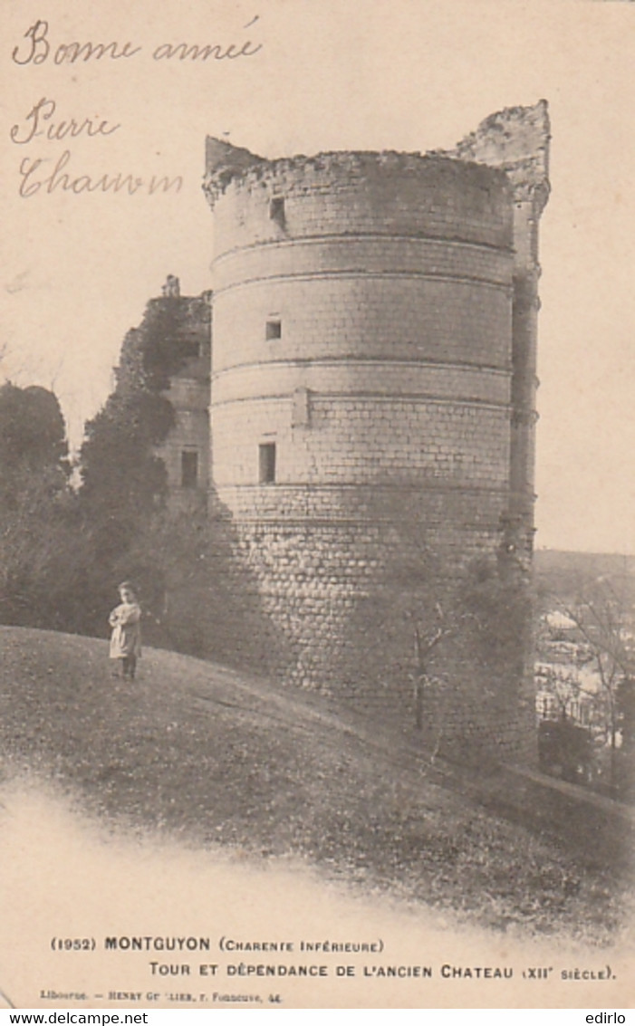 ****  17  ***  MONTGUYON  Tour Et Dépendance De L'ancien Château - Précurseur Timbré TTB - Other & Unclassified