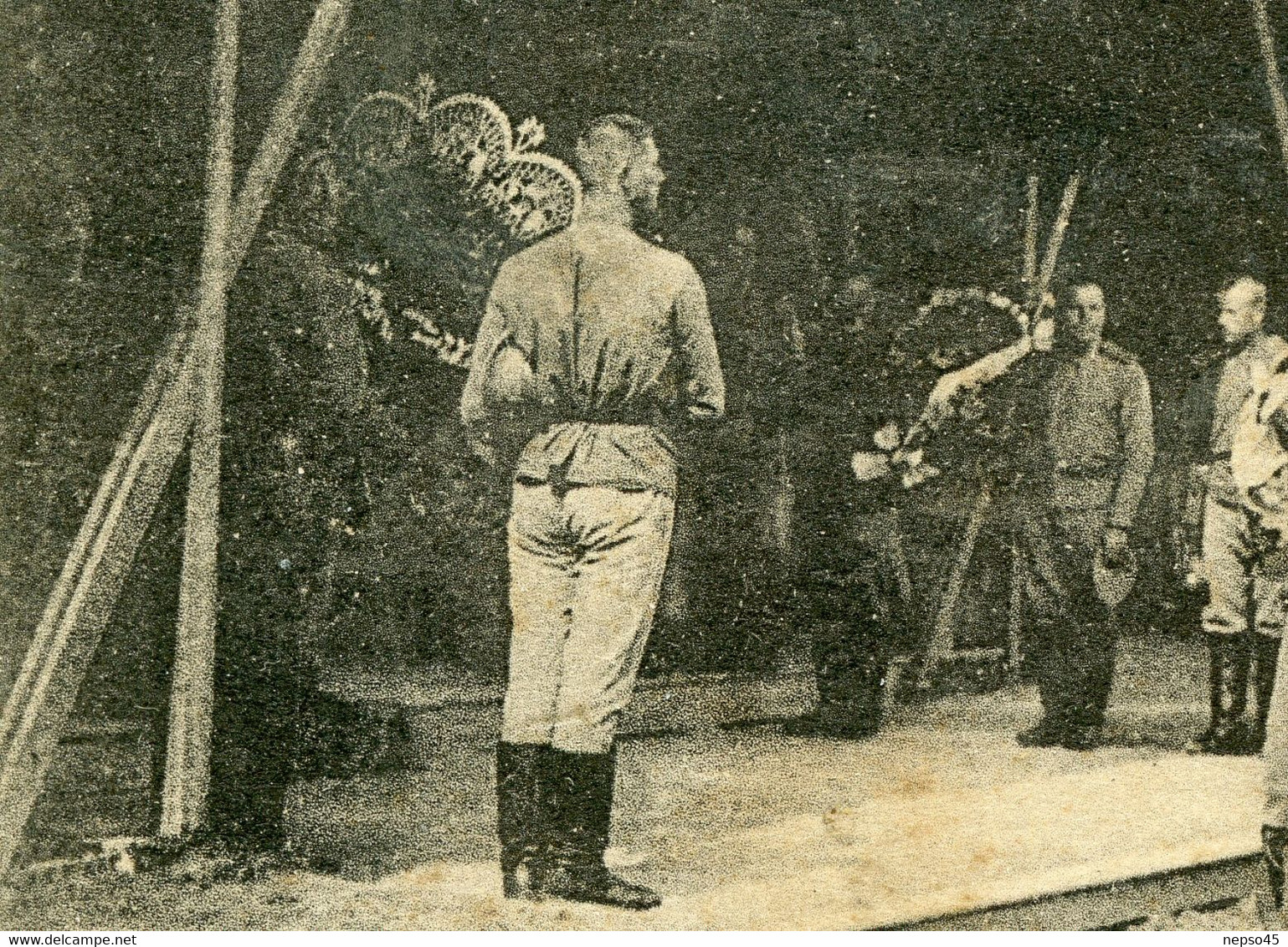 WWI. 1914-18. Mailly-le-Camp. Troupes Russes En Formation. Funérailles D'un Soldat Russe. Arrivée à L'Eglise Russe. - Weltkrieg 1914-18