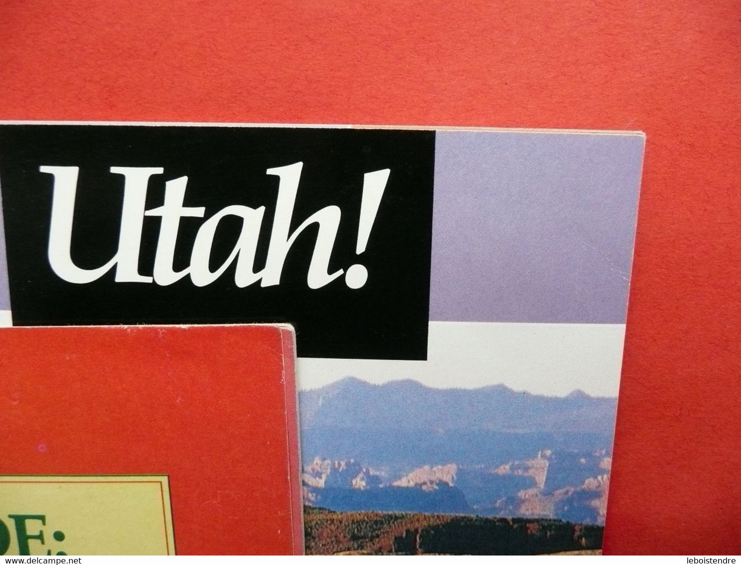 UTAH ' S COLOR COUNTRY  TRAVEL GUIDE 1991 + UTAH ! NATIONAL PARKS AND MONUMENTS