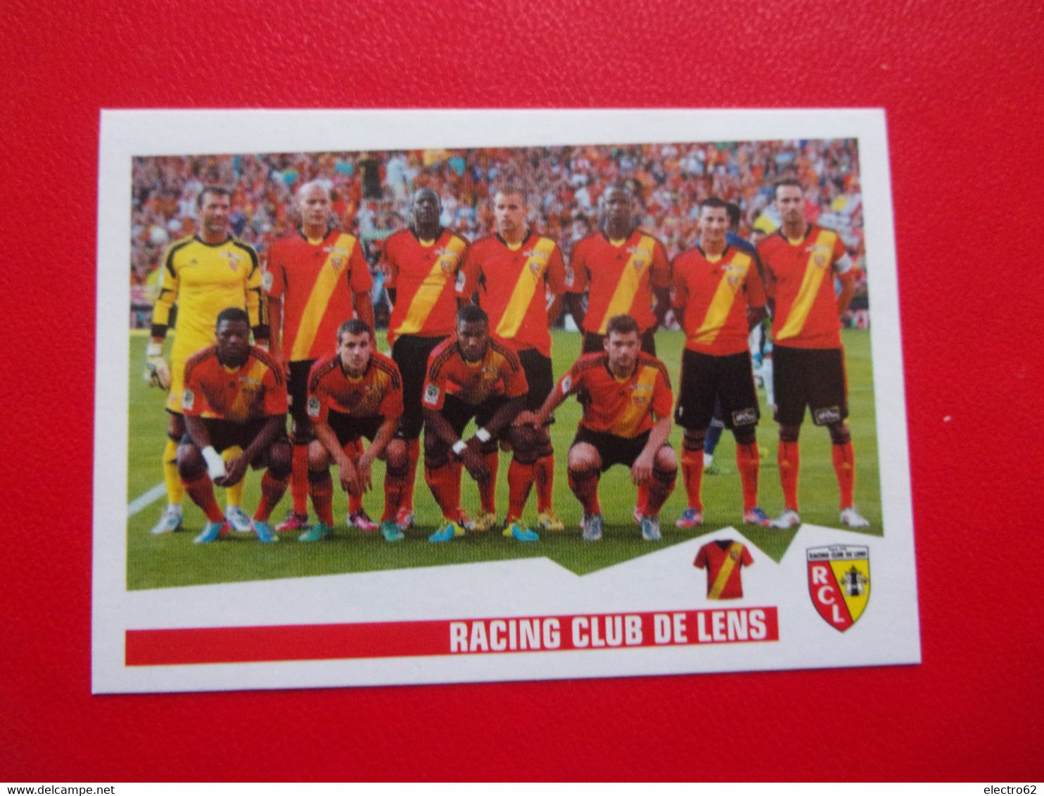 PANINI Foot 2013-14 N°508 Racing Club De Lens - Französische Ausgabe