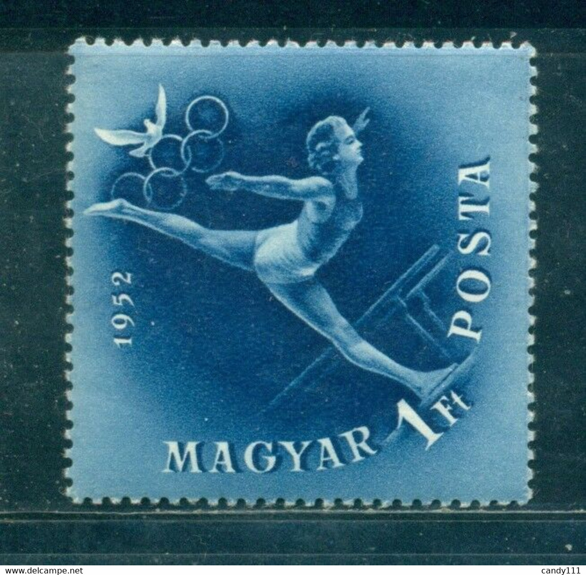 1952 Gymnastics, Turnen, Pigeon, Helsinky Olympics, Hungary, Mi. 1250, MNH - Sommer 1952: Helsinki