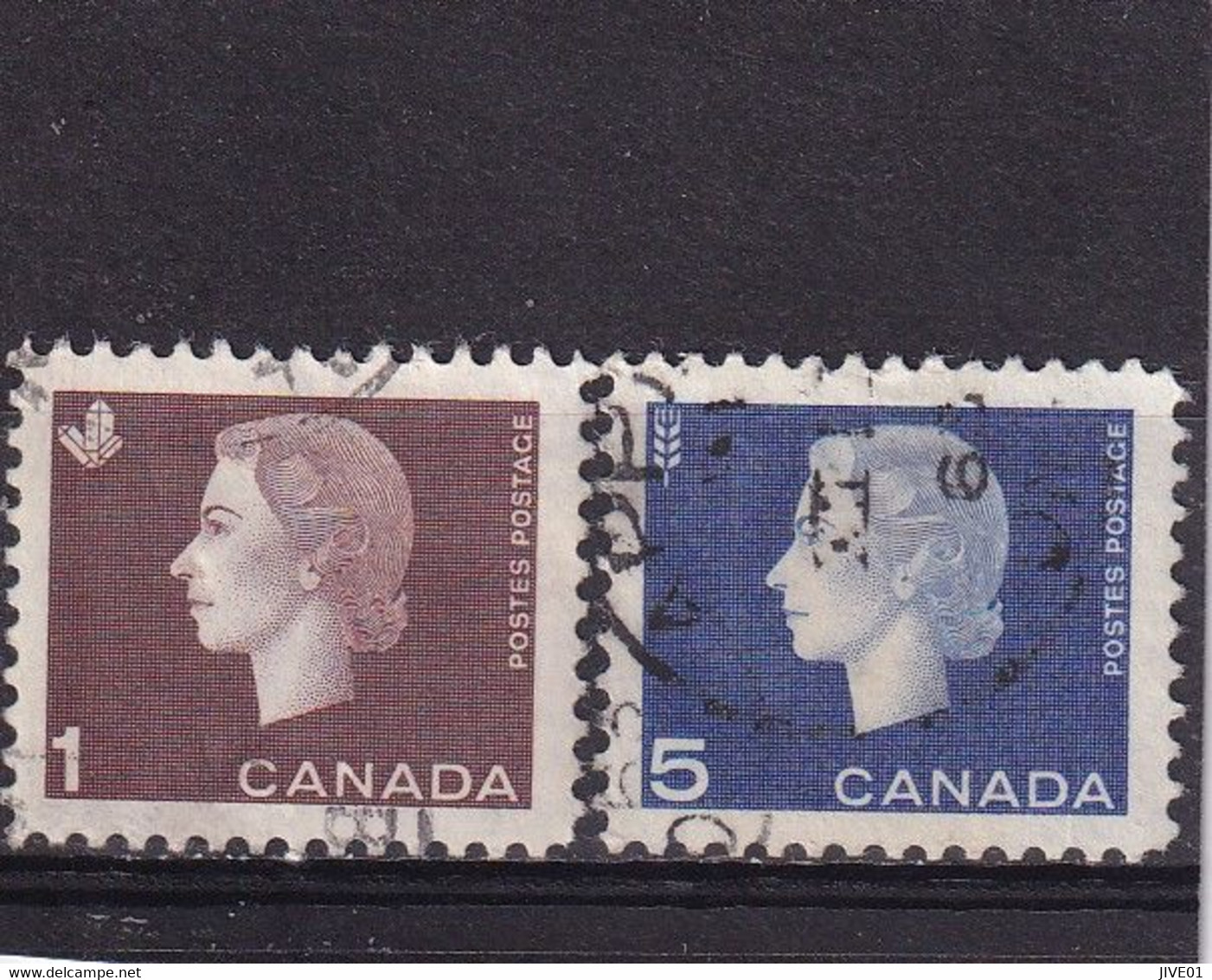 CANADA 1963   : Y/T N° 328 332 OBLIT. - Altri & Non Classificati