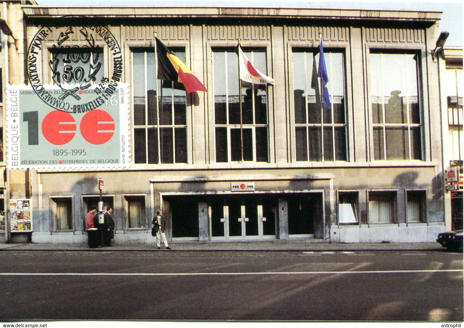 15195013 BE 19950213 Bx; FEB, Féd. Entreprises De Belgique; CM Cob2587 - 1991-2000