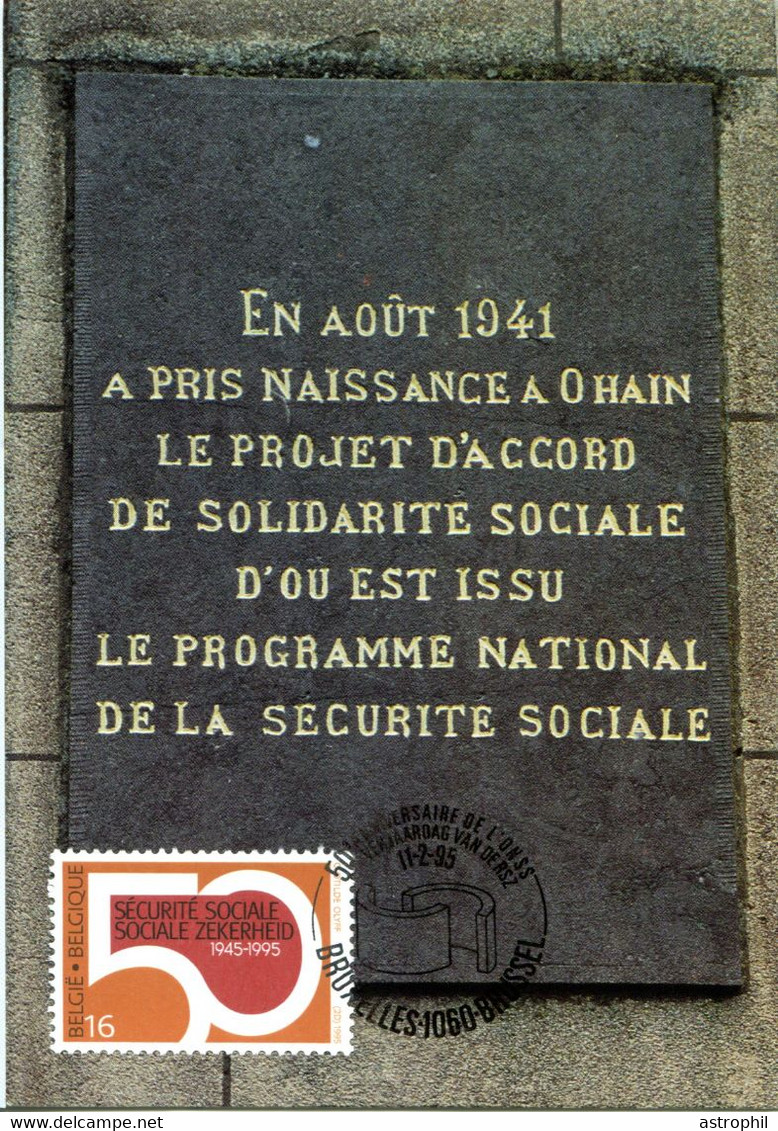 15195014 BE 19950211 Bx; ONSS, Sécurité Sociale; CM Cob2588 - 1991-2000