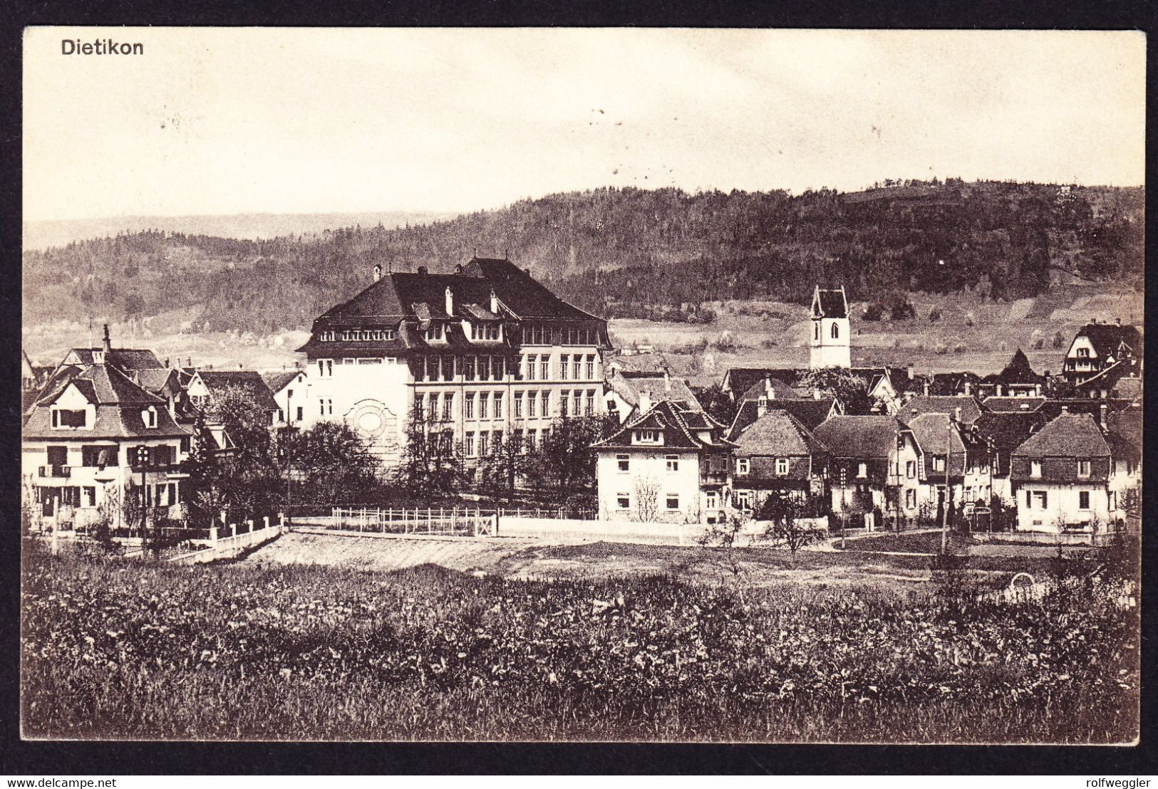 1920 Gelaufene AK Aus Dietikon. Marke Leicht Fleckig. - Dietikon