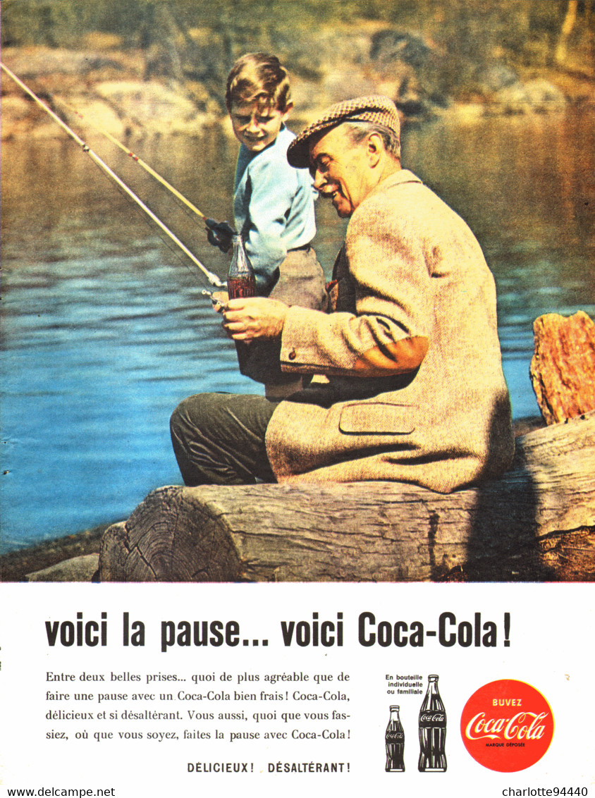 PUB    " COCA COLA  "  1960  ( 18 ) - Reclame-affiches