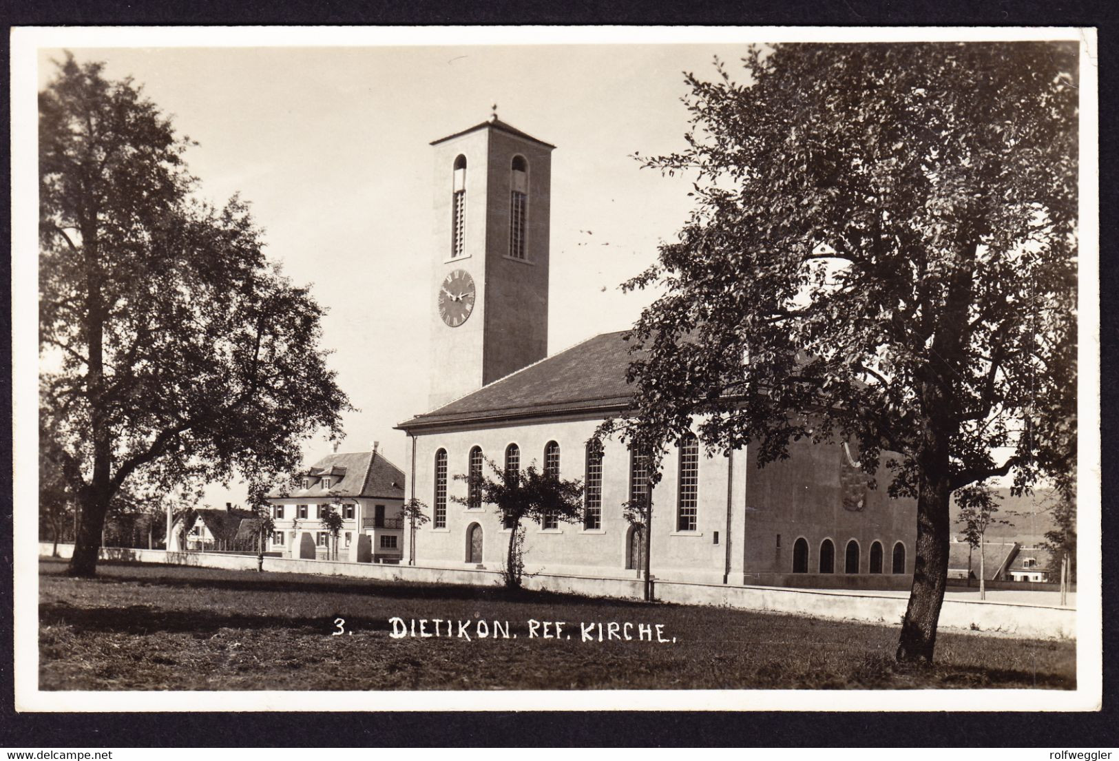 1932 Gelaufene Foto AK Aus Dietikon, Reformierte Kirche. Gestempelt Dietikon - Dietikon