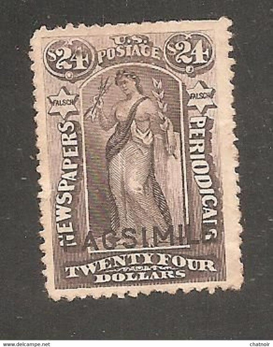 TIMBRE  24 US POSTAGE   " FAGSIMILE" - Autres - Amérique