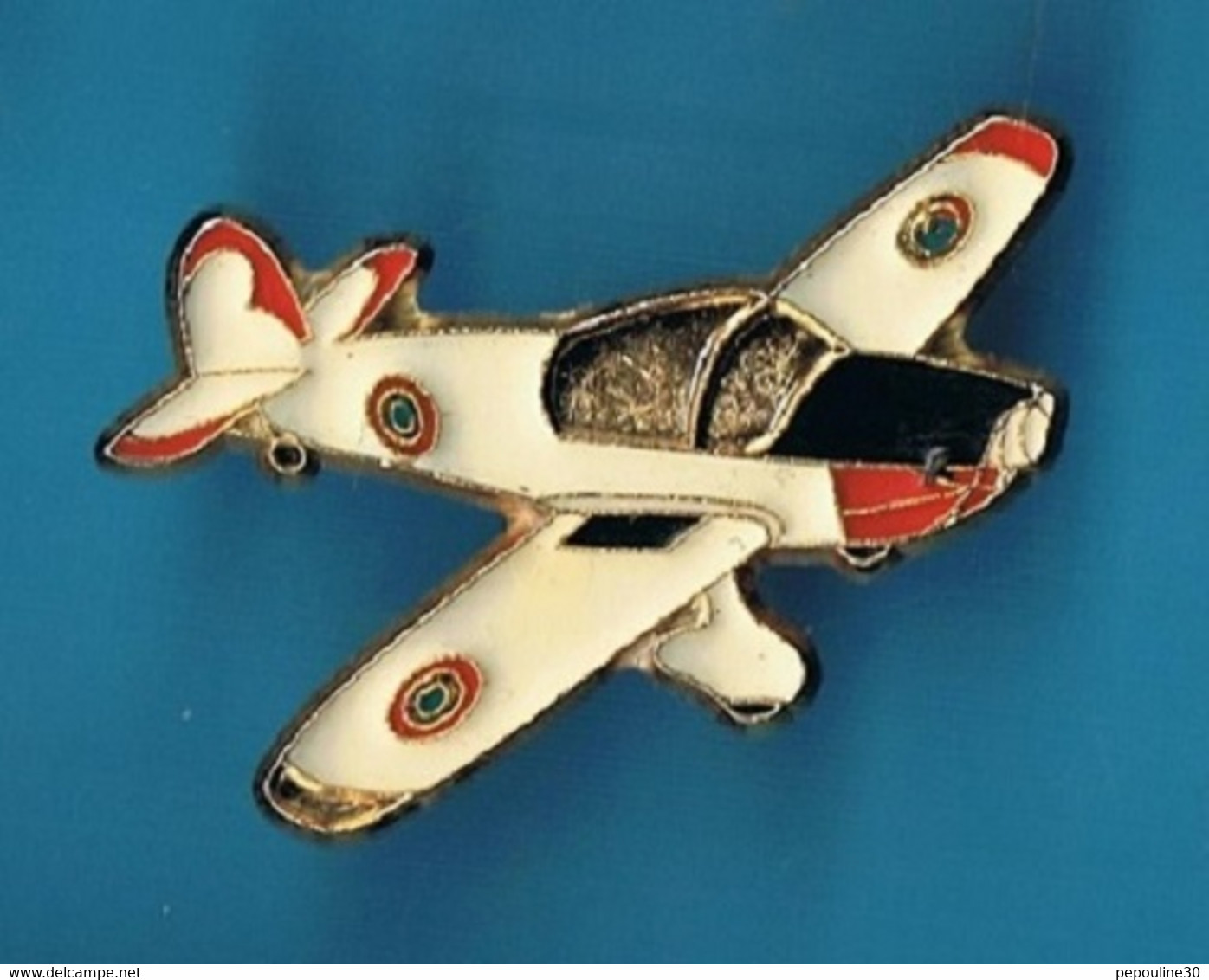 PIN'S //  ** AVION DE TOURISME ** MÉNESTREL HN 700 ** . (Ballard 77 Combs Laville) ** . (3,8 Cm X 4,2 Cm) - Avions