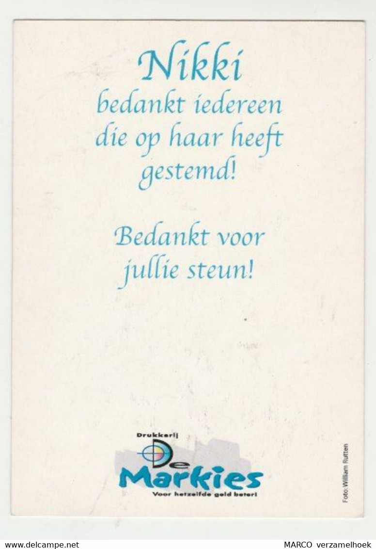 Handtekening-signature: IDOLS Nikki Sint-oedenrode (NL) - Autogramme