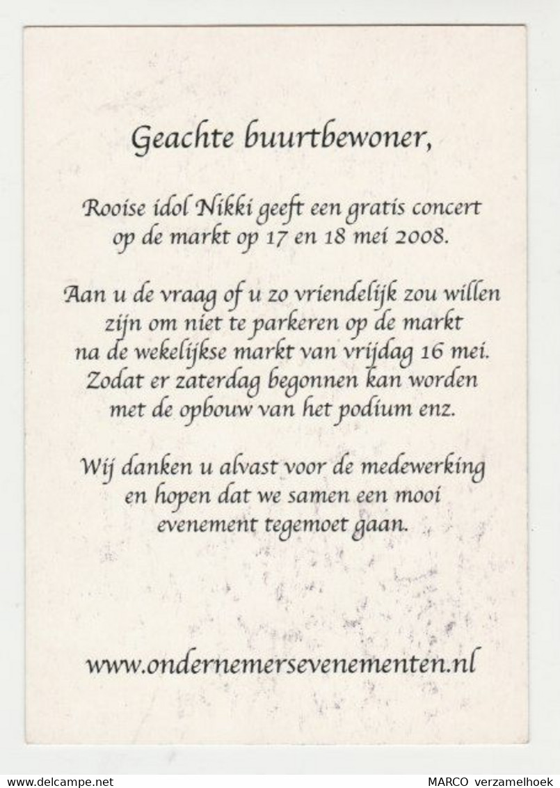 Handtekening-signature: IDOLS Nikki Sint-oedenrode (NL) - Autographes