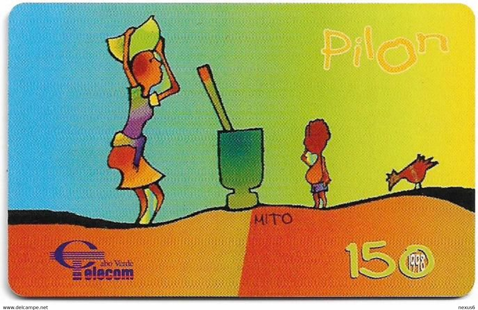 Cabo Verde - Cabo Verde Telecom - Pilon, 1998, 150U, Used - Cape Verde