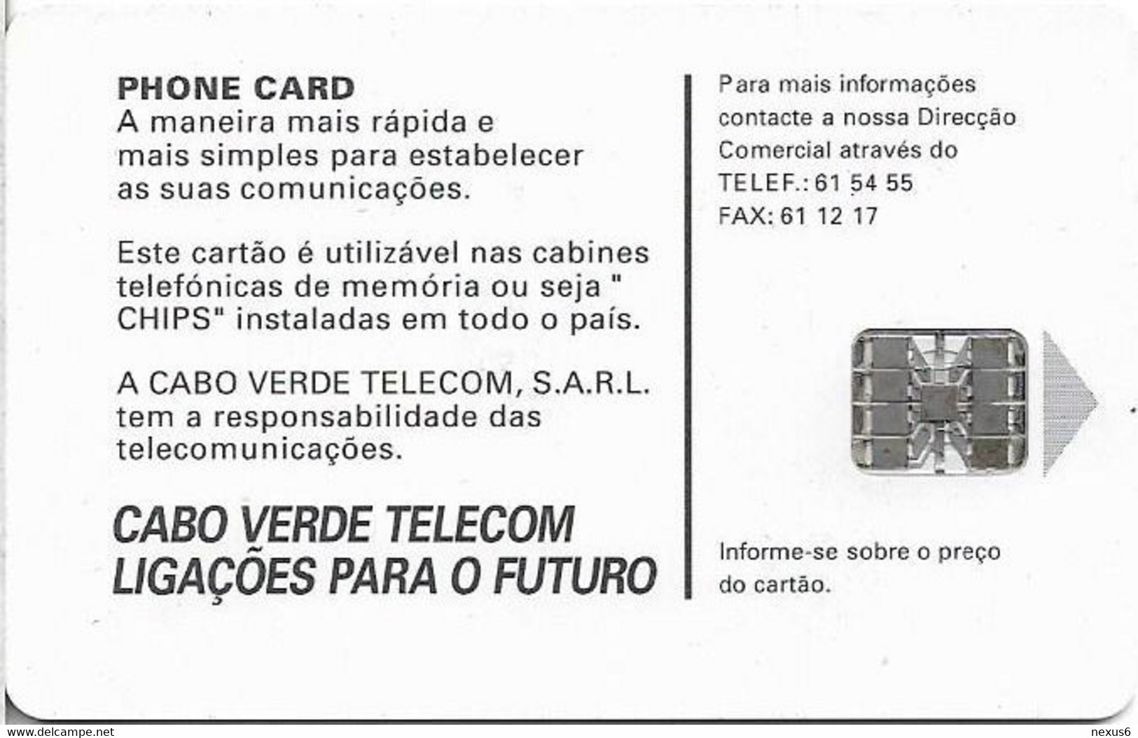 Cabo Verde - Cabo Verde Telecom - Pilon, 1998, 150U, Used - Cabo Verde