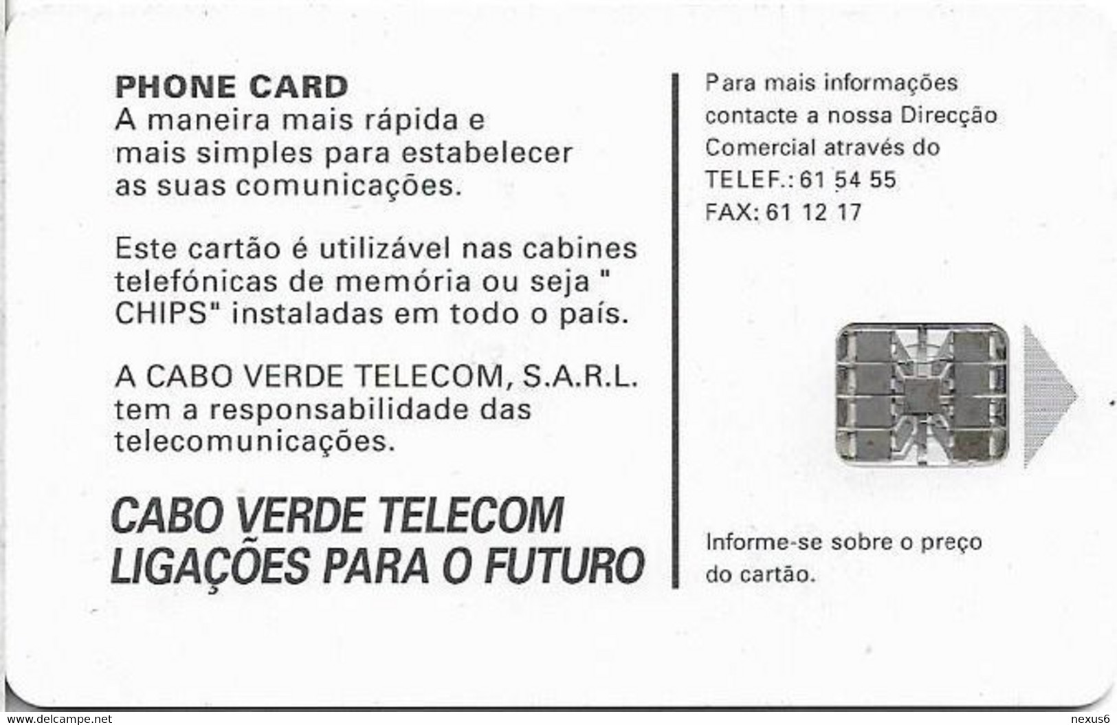 Cabo Verde - Cabo Verde Telecom - Pilon, 1998, 150U, Used - Cap Vert